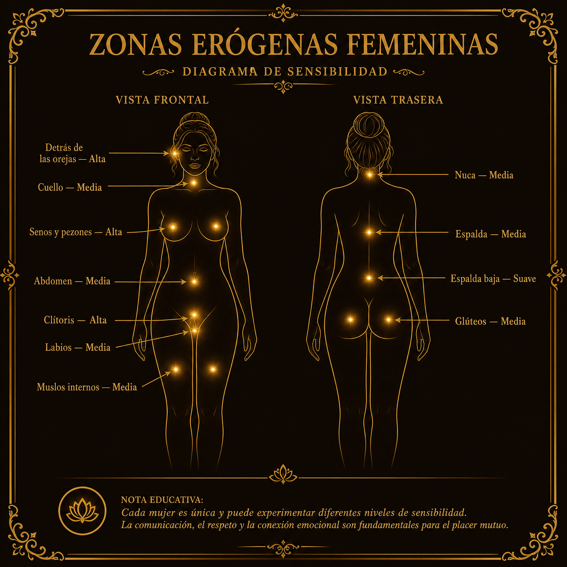 Zonas erógenas femeninas