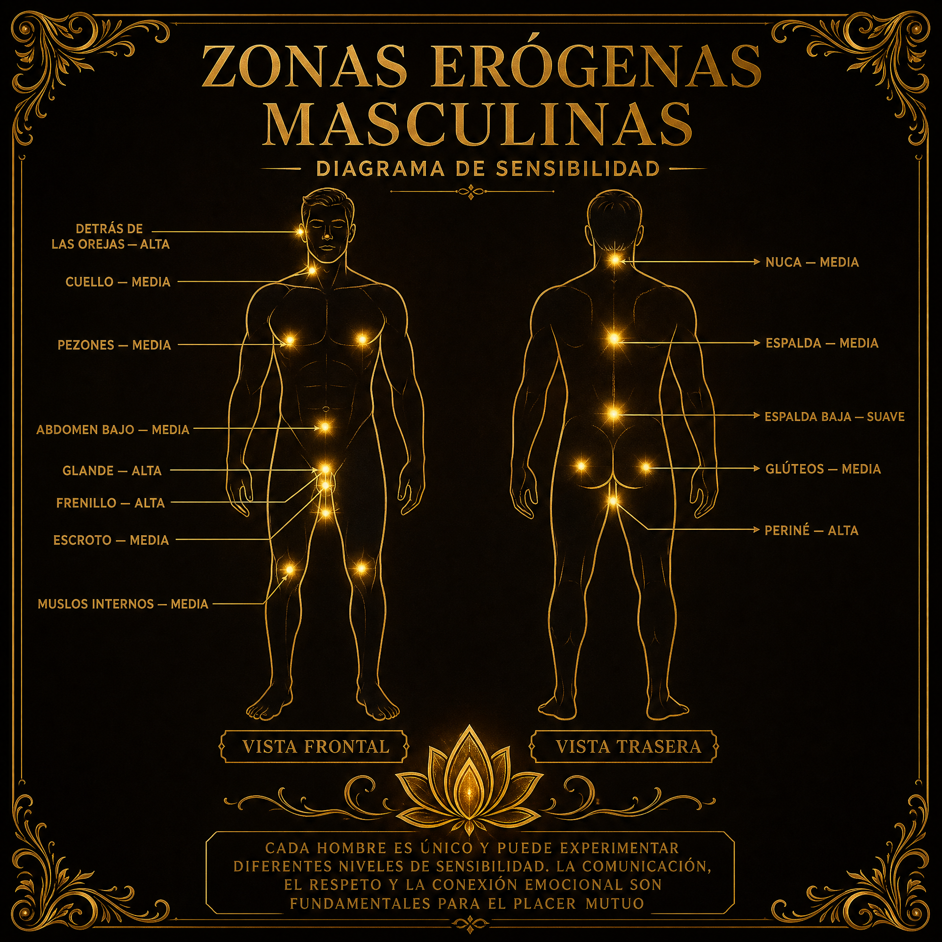 Zonas erógenas masculinas